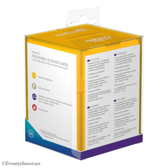 Ultimate Guard Boulder 100+ - Amber Storage & Protection