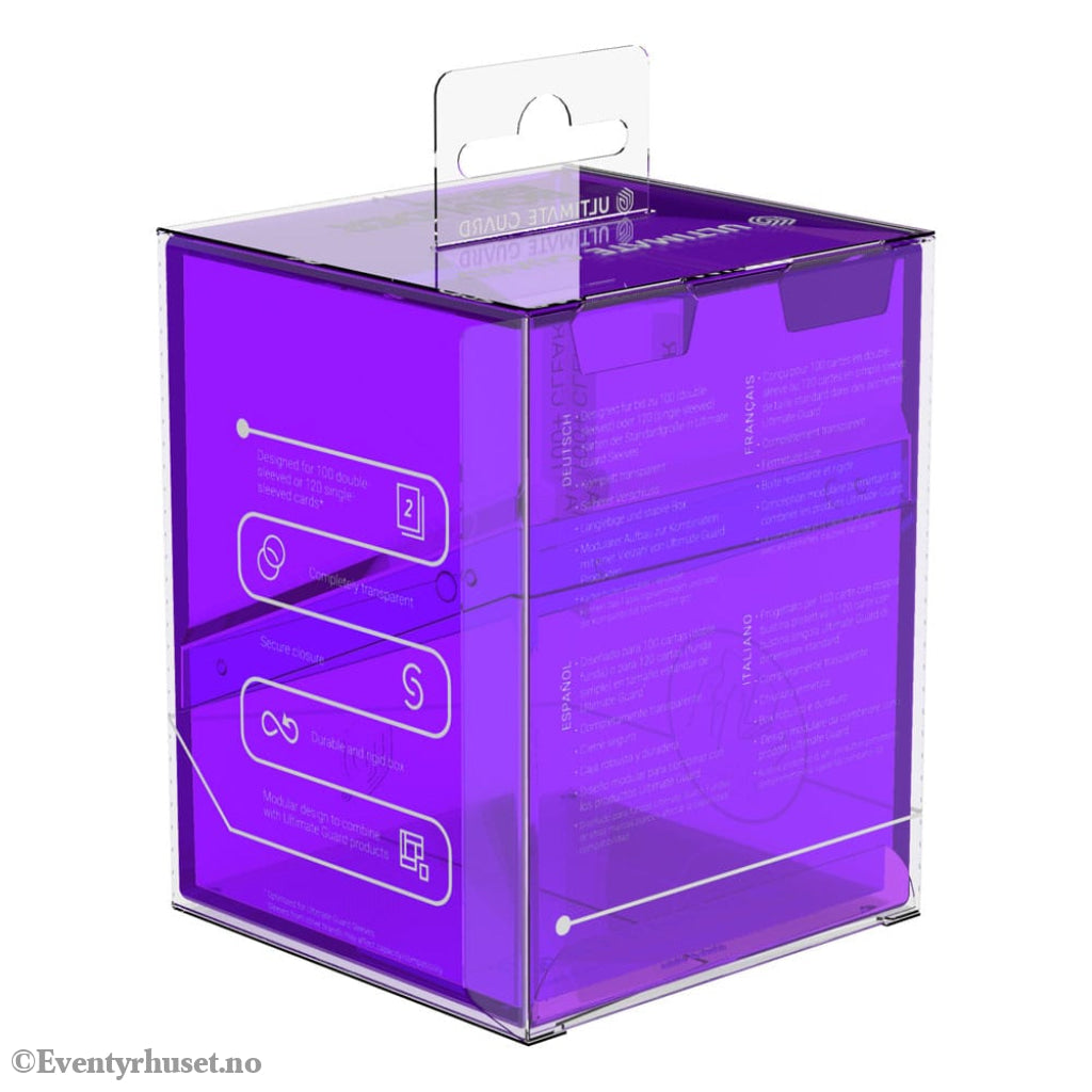 Ultimate Guard Boulder 100+ Clear - Amethyst Storage & Protection