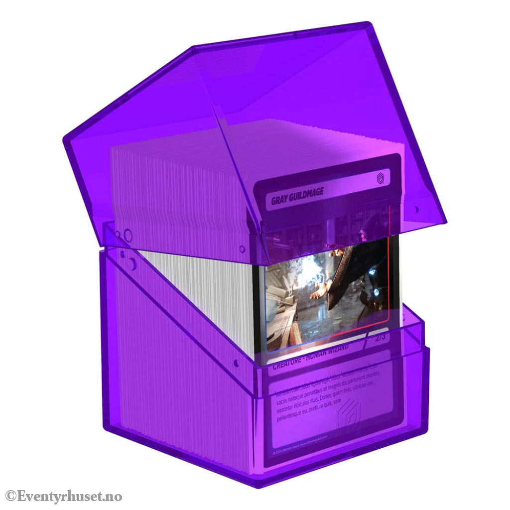 Ultimate Guard Boulder 100+ Clear - Amethyst Storage & Protection
