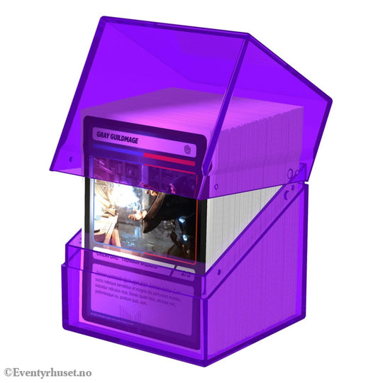Ultimate Guard Boulder 100+ Clear - Amethyst Storage & Protection