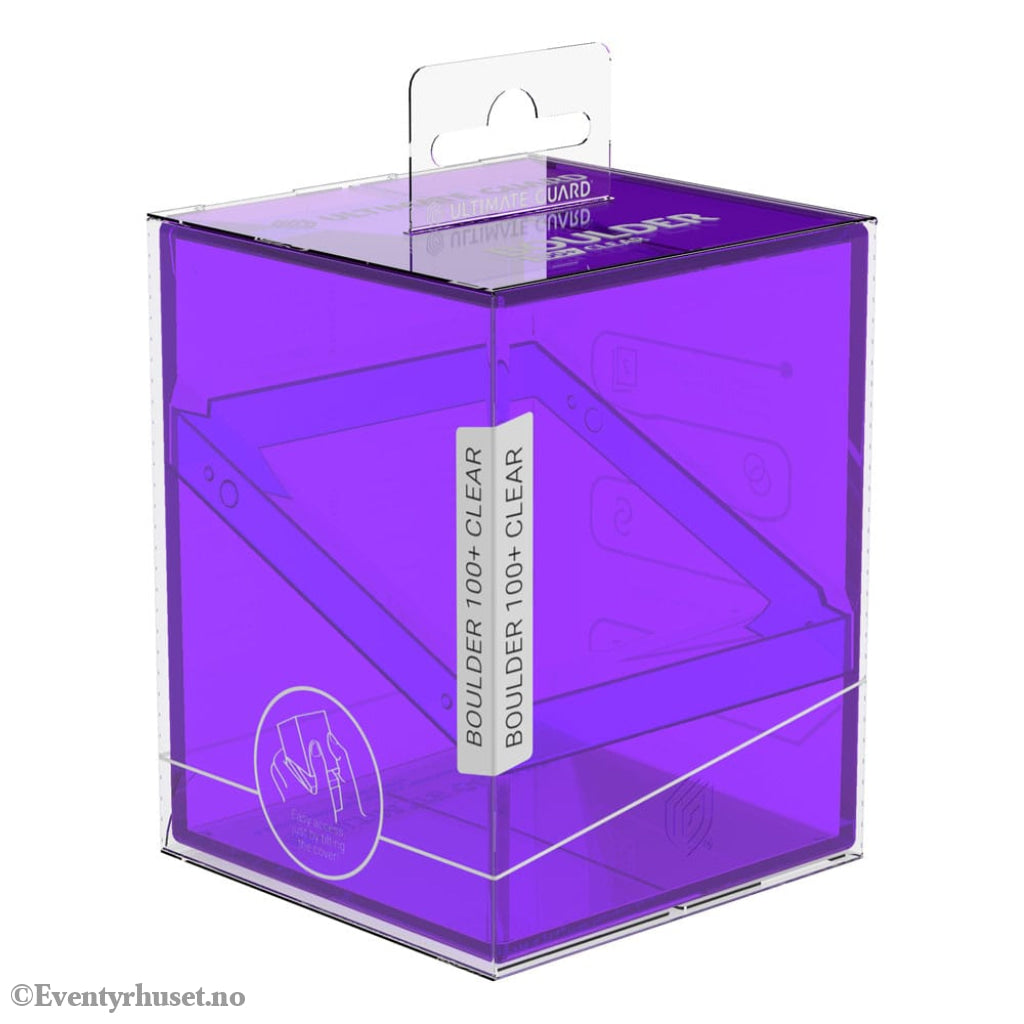 Ultimate Guard Boulder 100+ Clear - Amethyst Storage & Protection