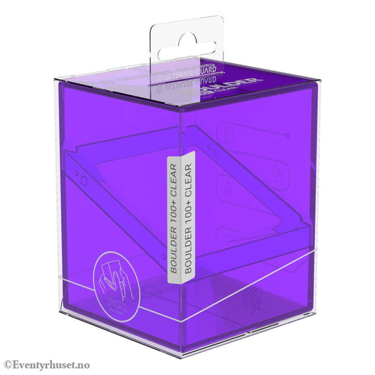 Ultimate Guard Boulder 100+ Clear - Amethyst Storage & Protection