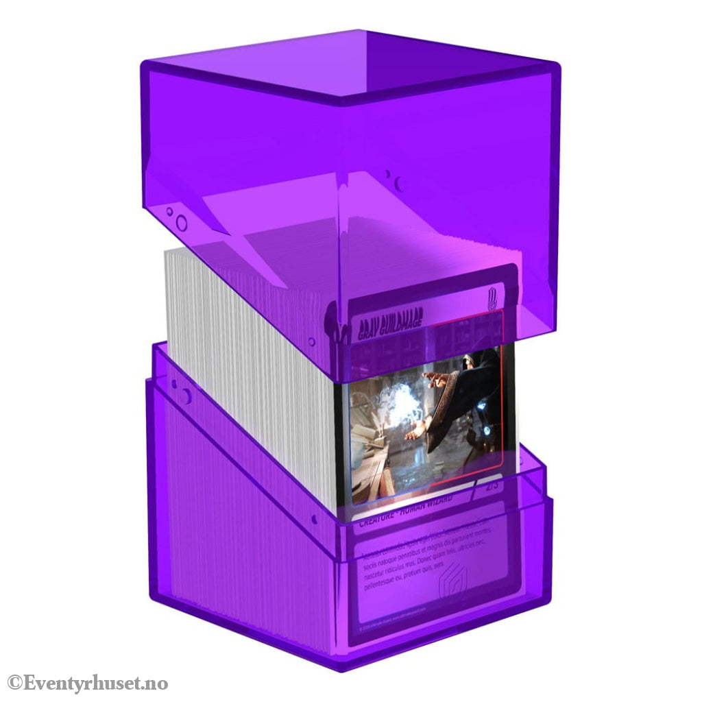 Ultimate Guard Boulder 100+ Clear - Amethyst Storage & Protection