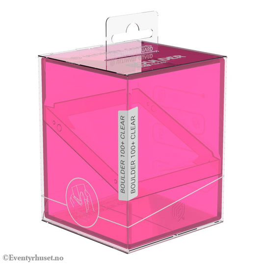 Ultimate Guard Boulder 100+ Clear - Rhodonite Storage & Protection