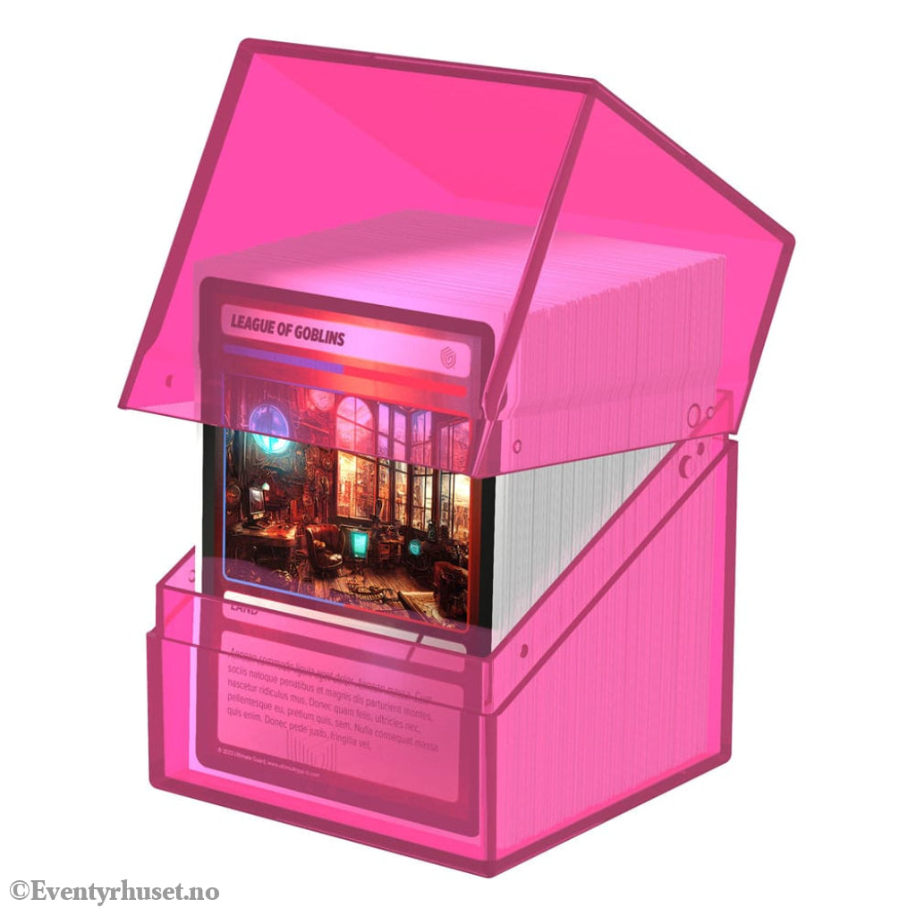Ultimate Guard Boulder 100+ Clear - Rhodonite Storage & Protection
