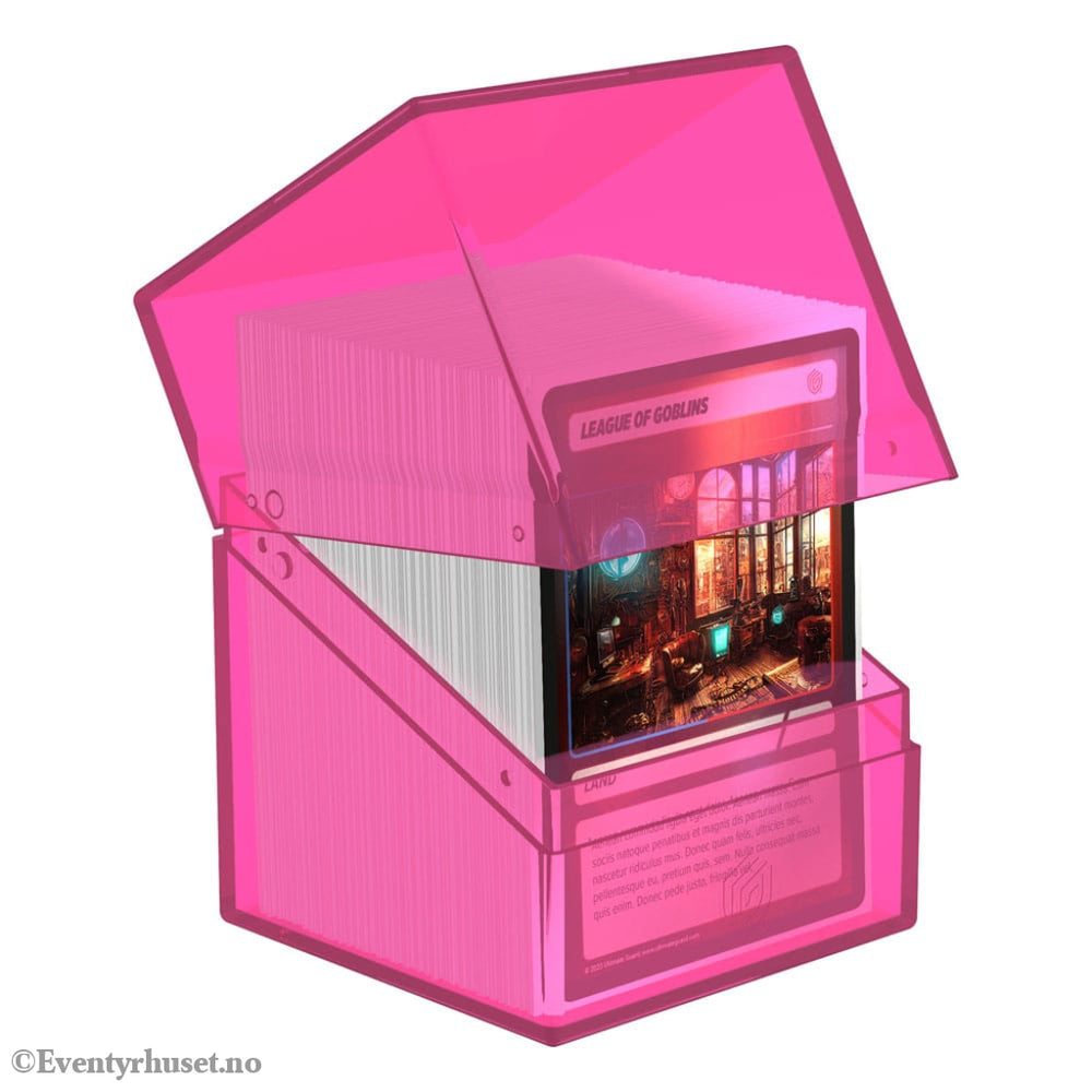 Ultimate Guard Boulder 100+ Clear - Rhodonite Storage & Protection