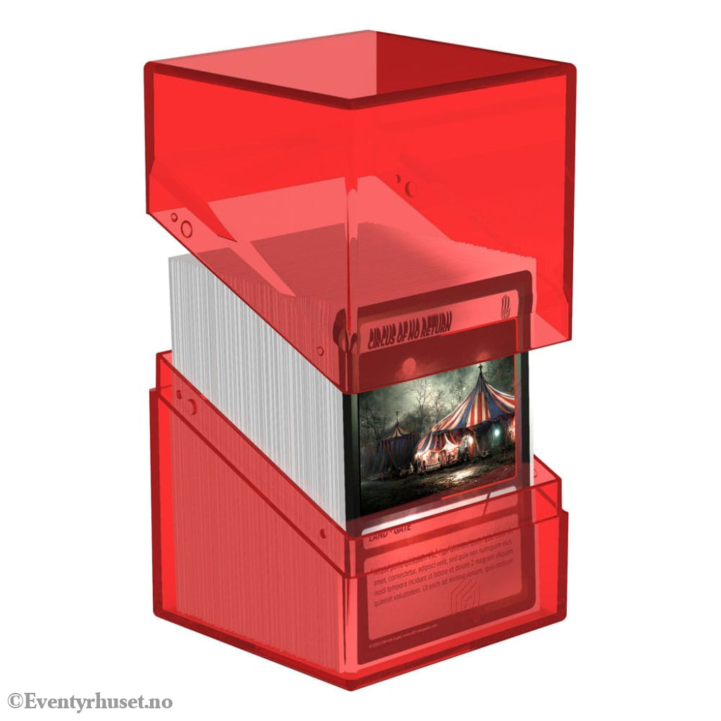 Ultimate Guard Boulder 100+ Clear - Ruby Storage & Protection