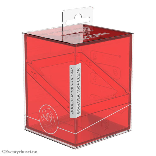Ultimate Guard Boulder 100+ Clear - Ruby Storage & Protection