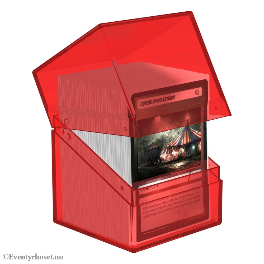 Ultimate Guard Boulder 100+ Clear - Ruby Storage & Protection