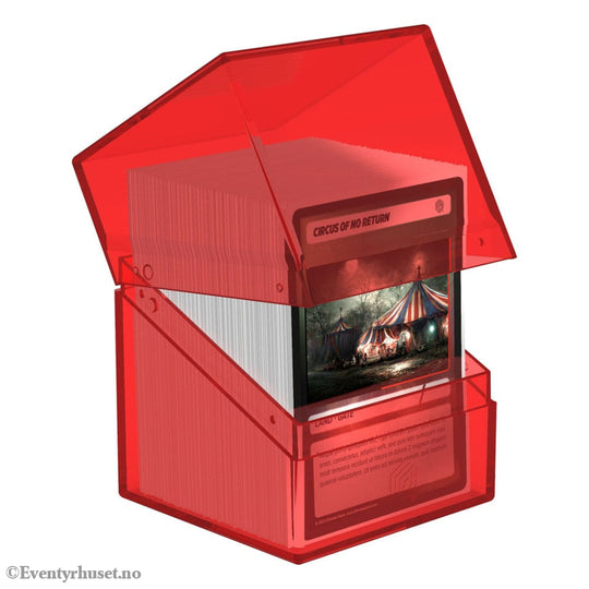 Ultimate Guard Boulder 100+ Clear - Ruby Storage & Protection