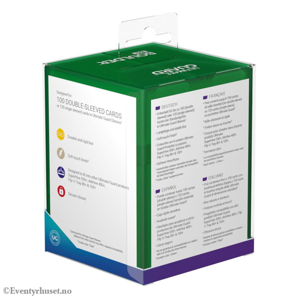 Ultimate Guard Boulder 100+ - Emerald Storage & Protection