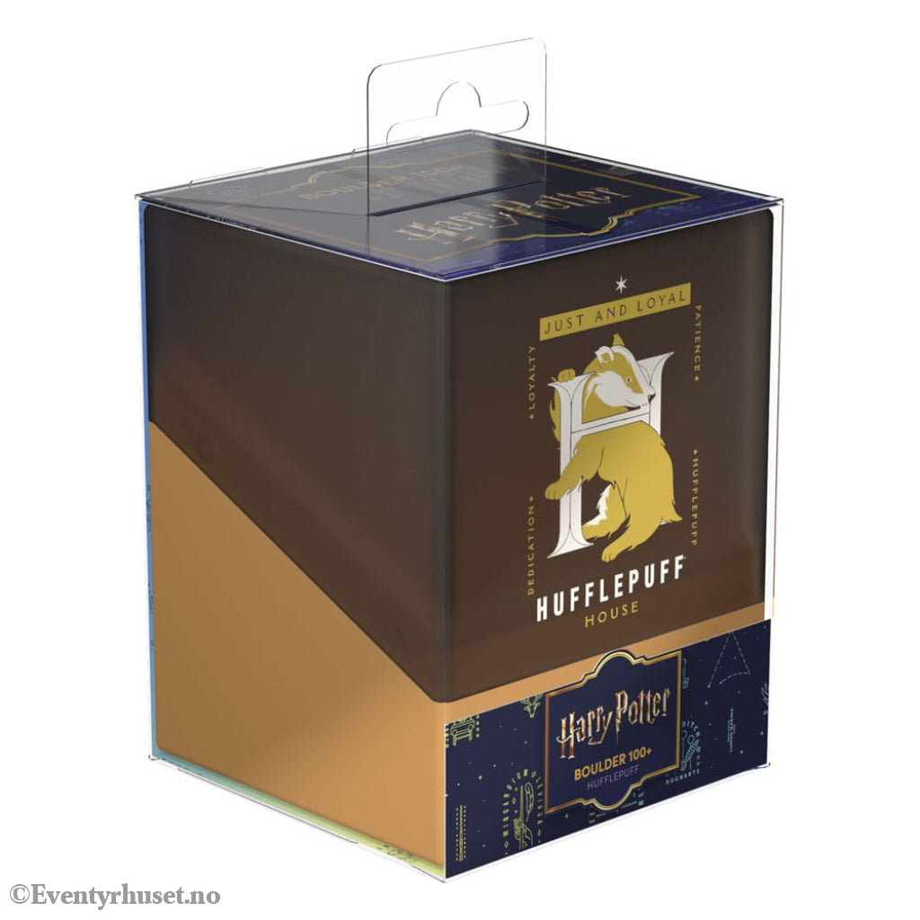 Ultimate Guard Boulder 100+ Harry Potter - Hufflepuff Storage & Protection