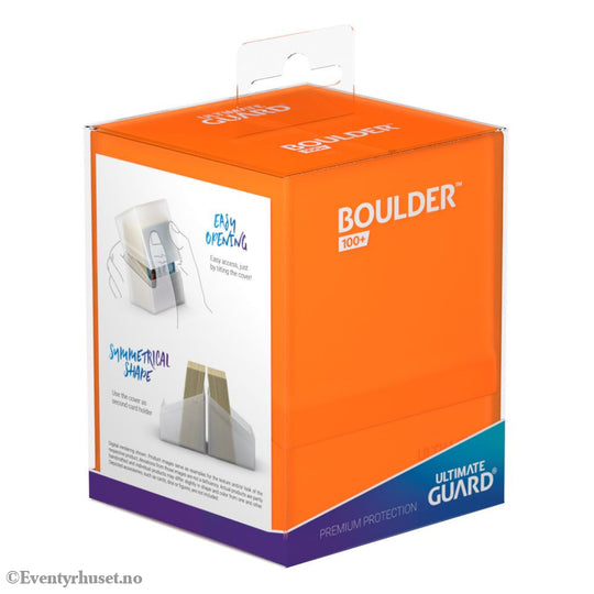 Ultimate Guard Boulder 100+ - Poppy Topaz Storage & Protection