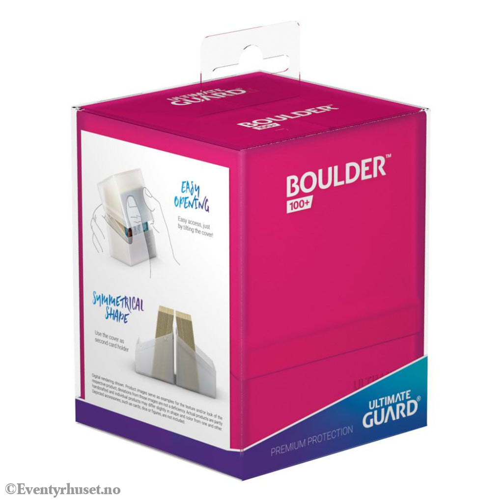Ultimate Guard Boulder 100+ - Rhodonite Storage & Protection