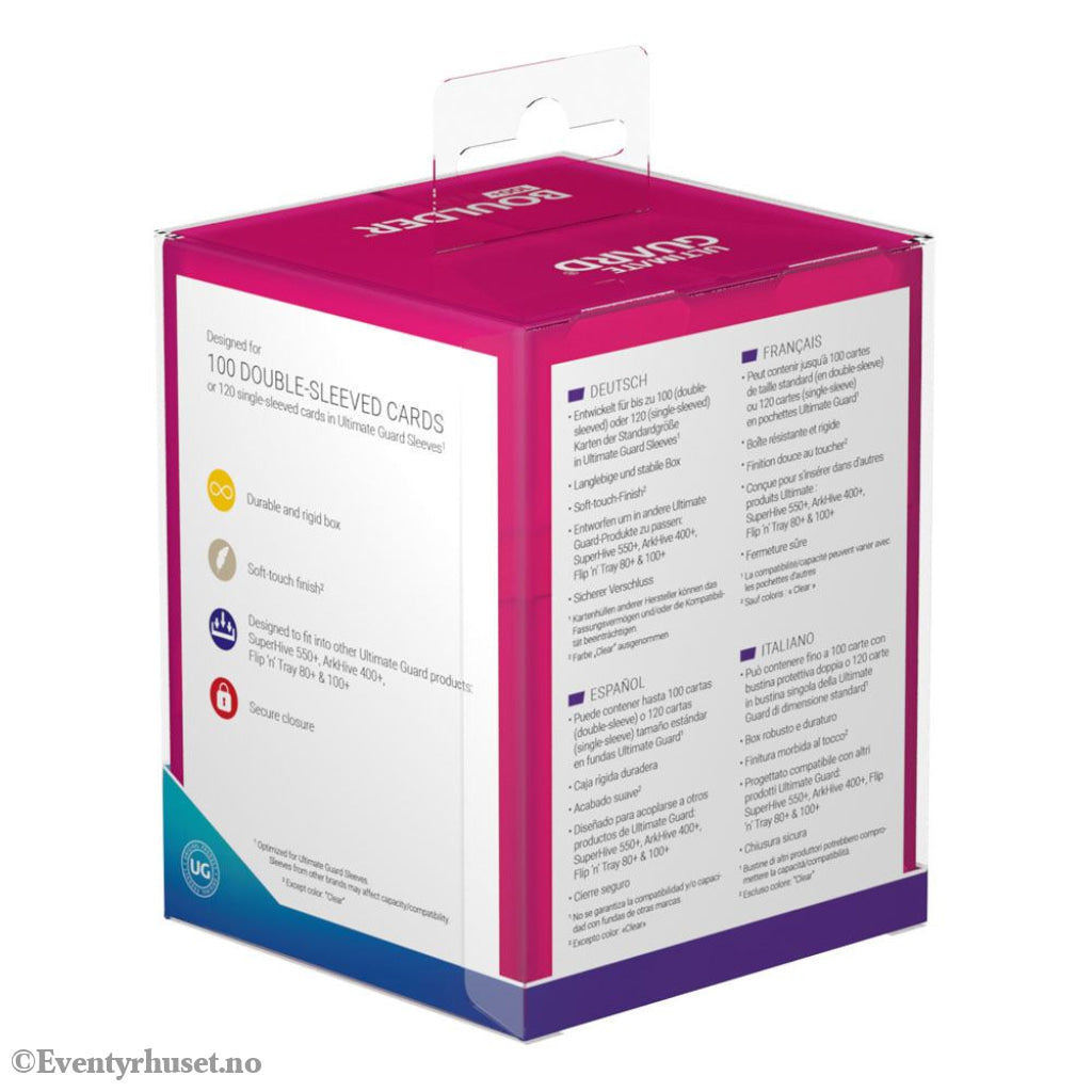 Ultimate Guard Boulder 100+ - Rhodonite Storage & Protection