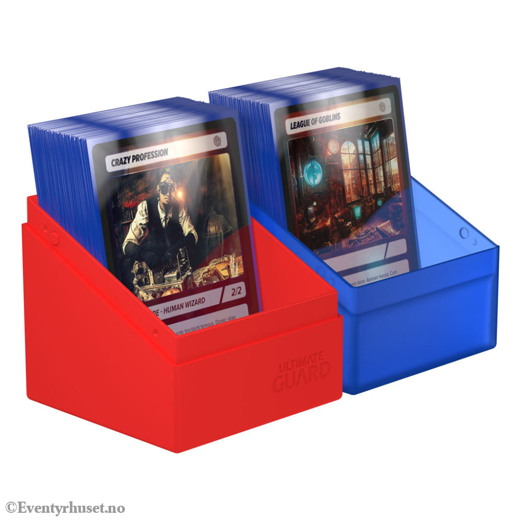 Ultimate Guard Boulder 100+ Synergy - Blue/Red Storage & Protection