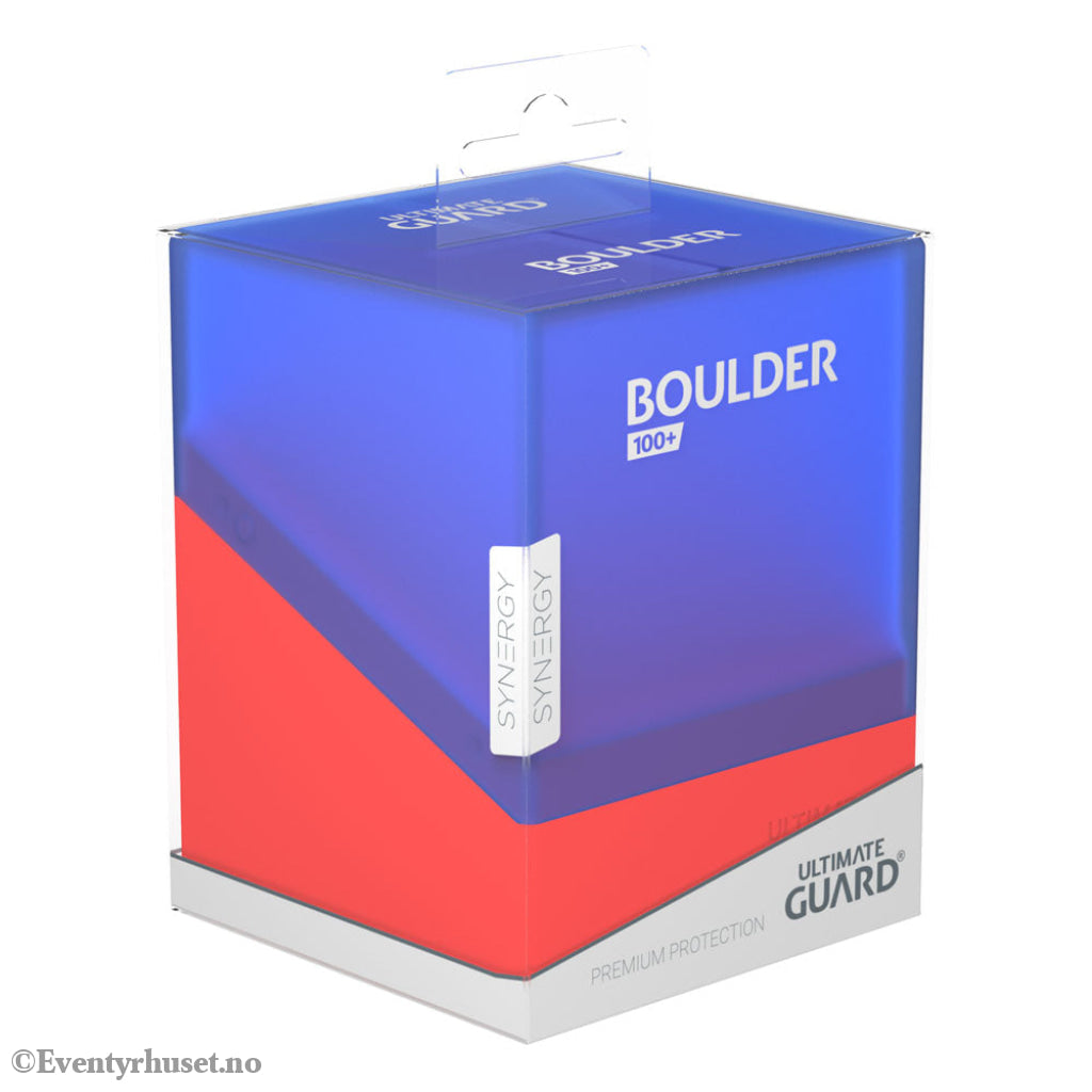 Ultimate Guard Boulder 100+ Synergy - Blue/Red Storage & Protection