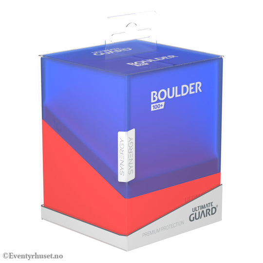 Ultimate Guard Boulder 100+ Synergy - Blue/Red Storage & Protection