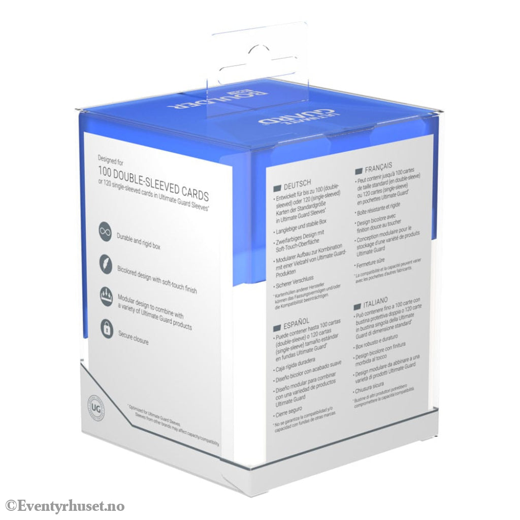 Ultimate Guard Boulder 100+ Synergy - Blue/White Storage & Protection