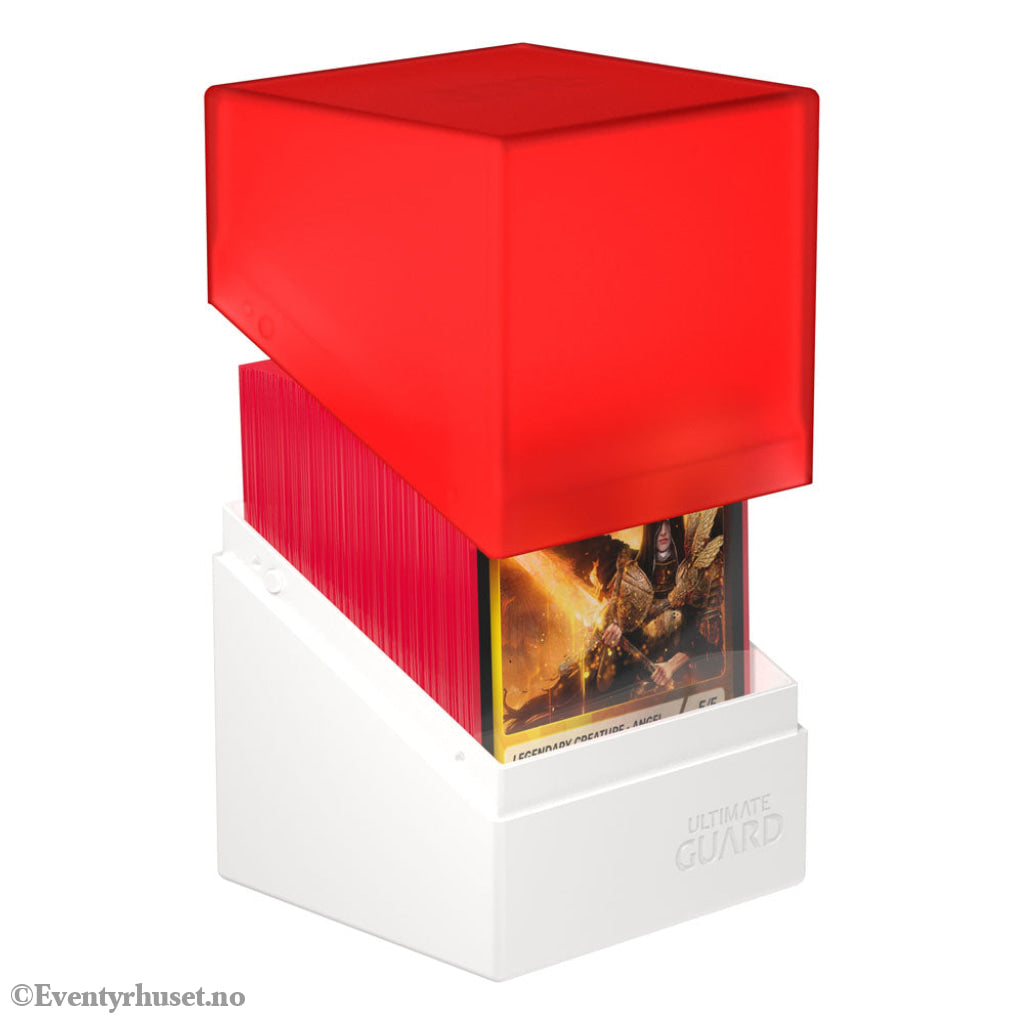 Ultimate Guard Boulder 100+ Synergy - Red/White Storage & Protection