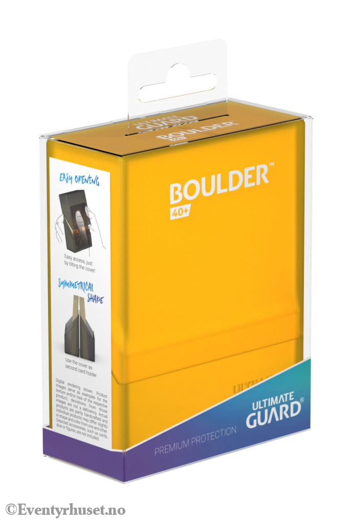 Ultimate Guard Boulder 40+ - Amber Storage & Protection