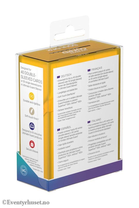 Ultimate Guard Boulder 40+ - Amber Storage & Protection