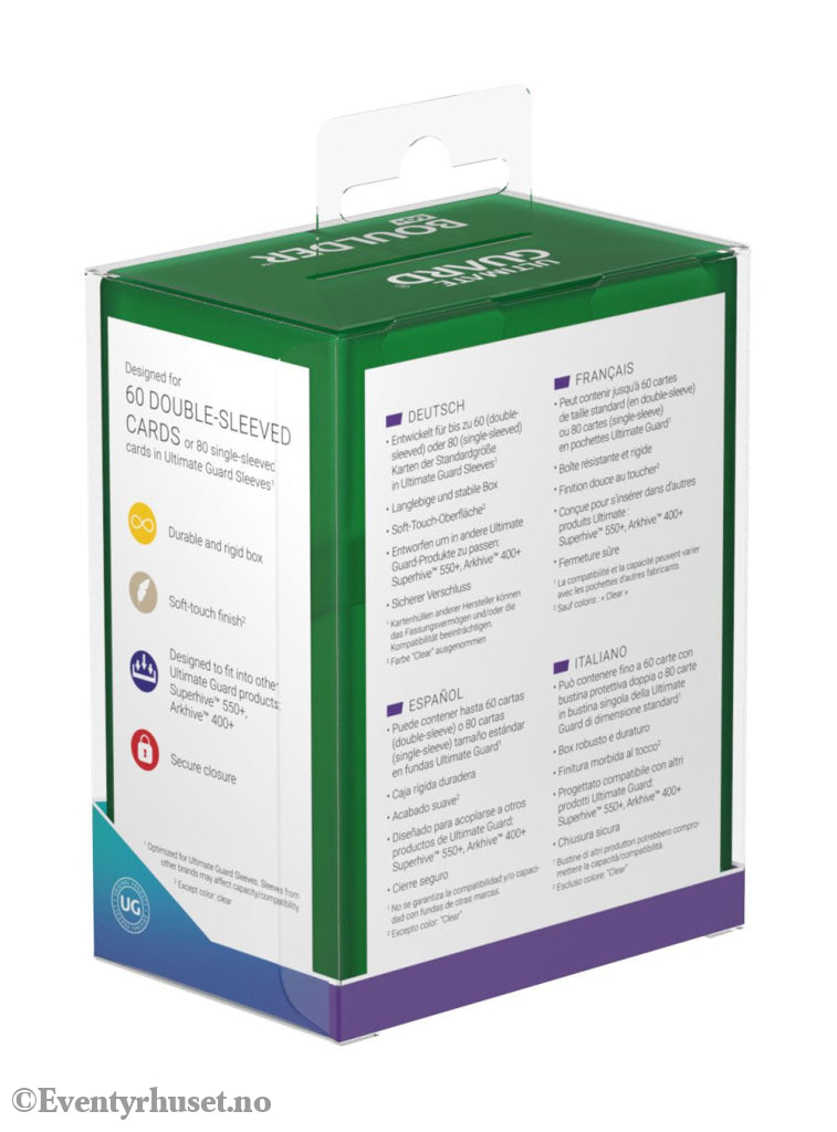Ultimate Guard Boulder 60+ - Emerald Storage & Protection