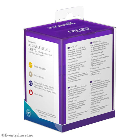 Ultimate Guard Boulder 80+ - Amethyst Storage & Protection
