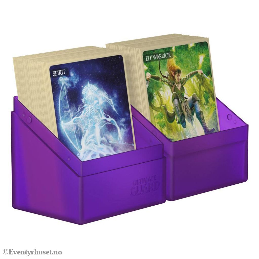Ultimate Guard Boulder 80+ - Amethyst Storage & Protection