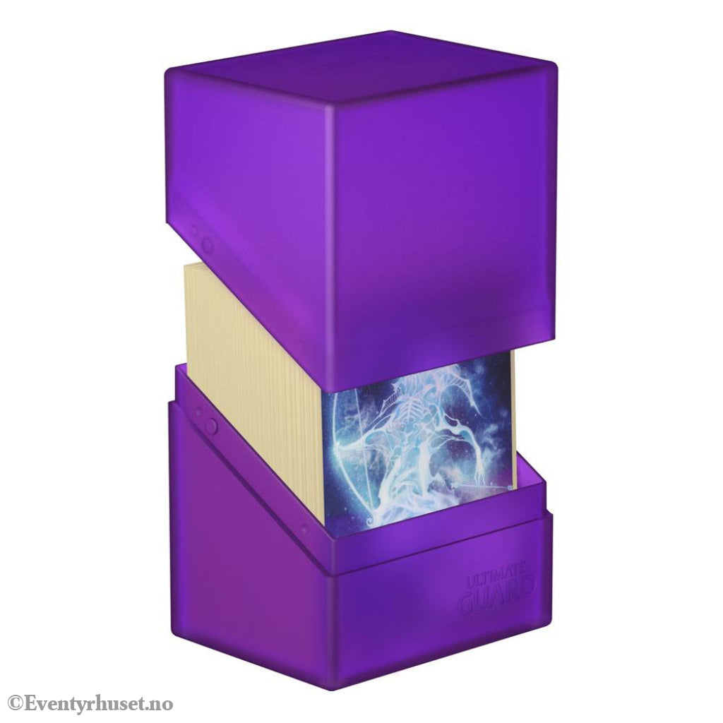 Ultimate Guard Boulder 80+ - Amethyst Storage & Protection