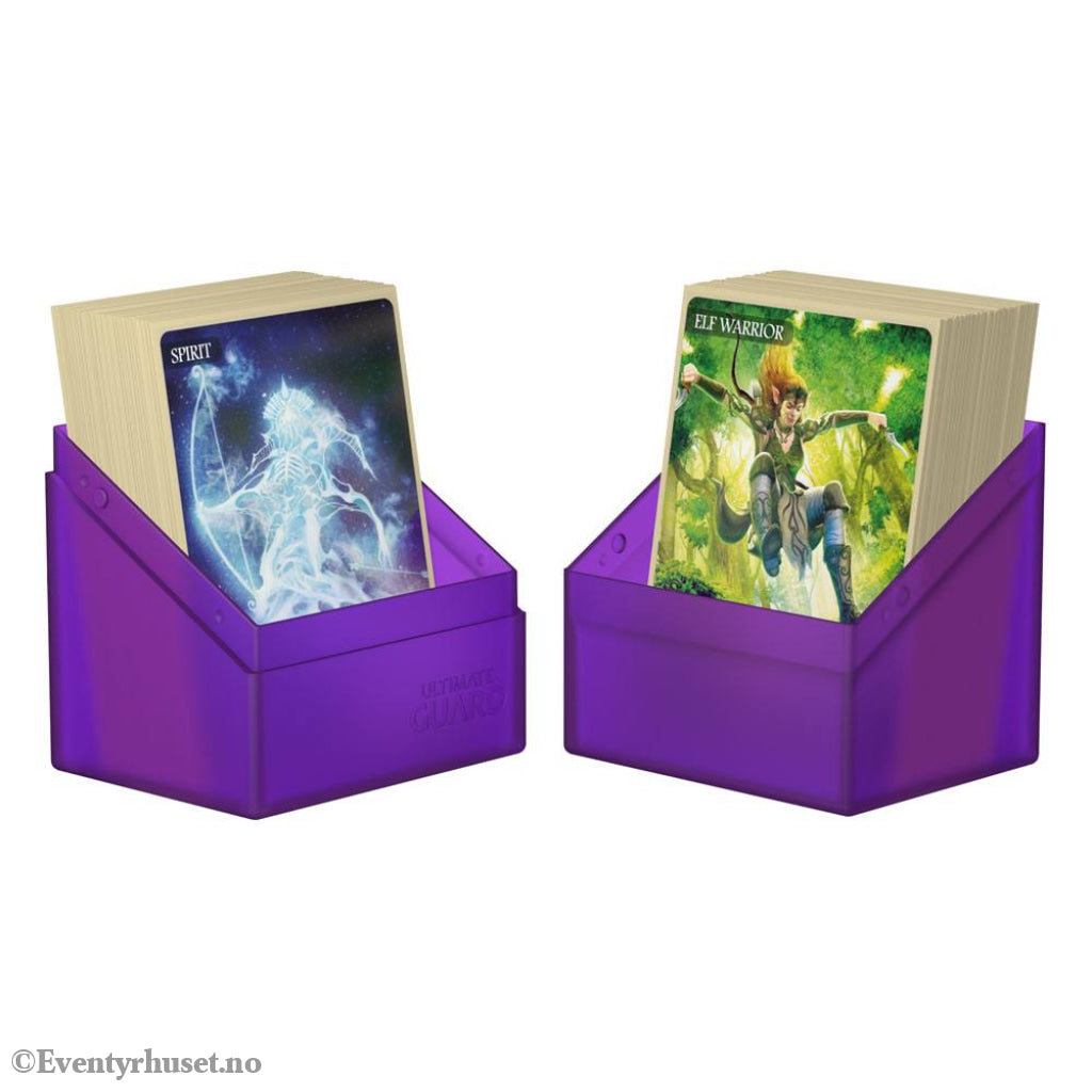 Ultimate Guard Boulder 80+ - Amethyst Storage & Protection
