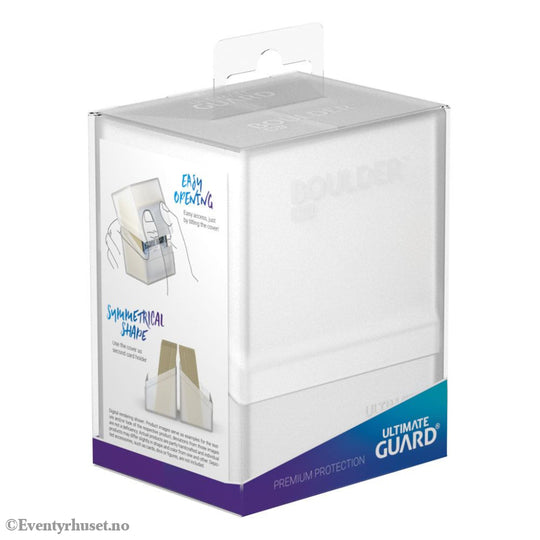 Ultimate Guard Boulder 80+ - Frosted Storage & Protection