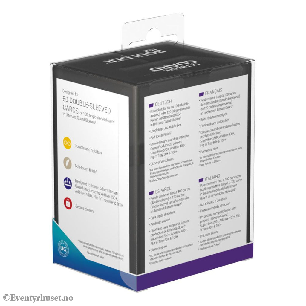 Ultimate Guard Boulder 80+ - Onyx Storage & Protection