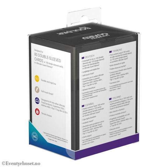 Ultimate Guard Boulder 80+ - Onyx Storage & Protection