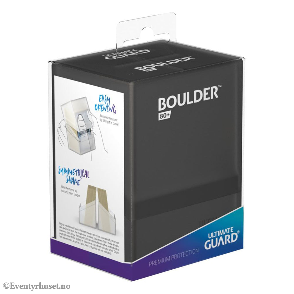 Ultimate Guard Boulder 80+ - Onyx Storage & Protection