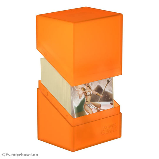 Ultimate Guard Boulder 80+ - Poppy Topaz Storage & Protection