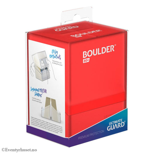Ultimate Guard Boulder 80+ - Ruby Storage & Protection