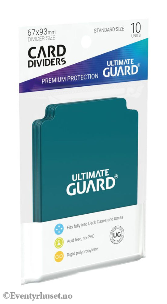 Ultimate Guard Card Dividers Standard Size (10) - Petrol Storage & Protection