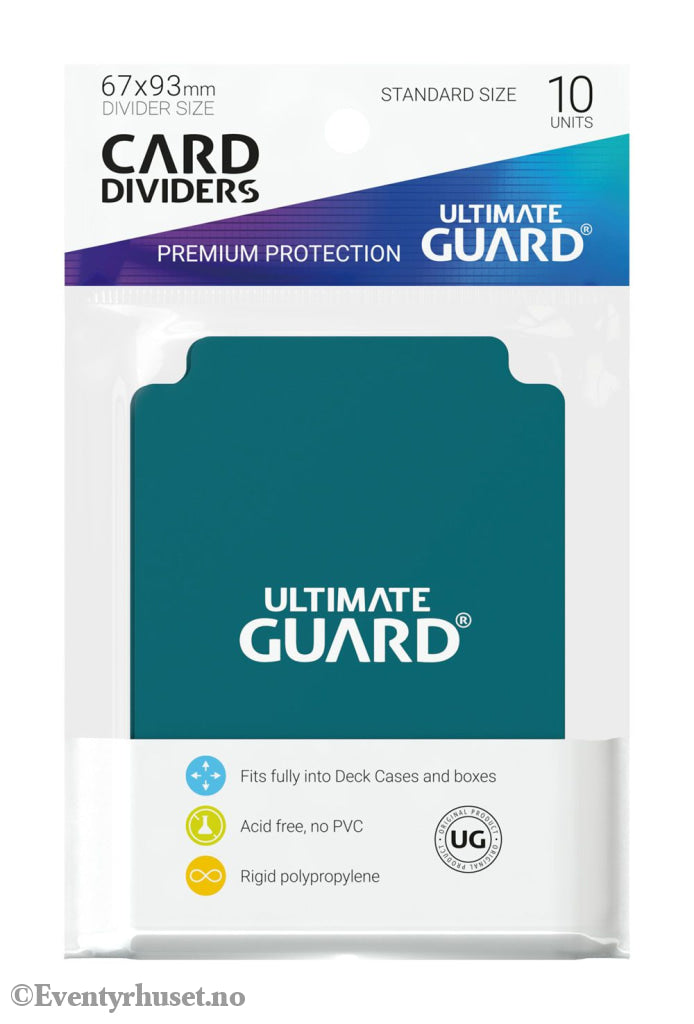 Ultimate Guard Card Dividers Standard Size (10) - Petrol Storage & Protection