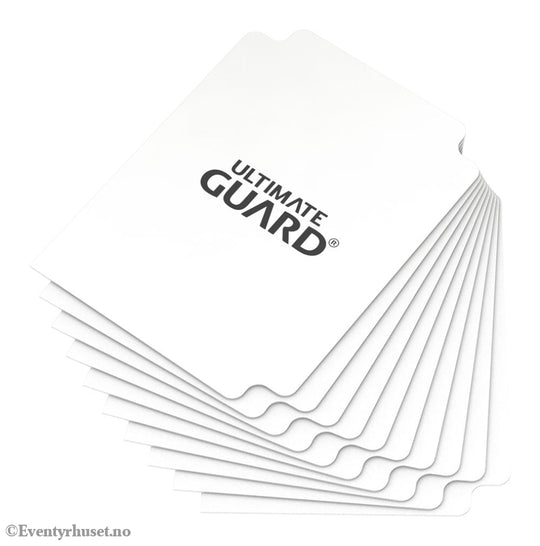 Ultimate Guard Card Dividers Standard Size (10) - White Storage & Protection