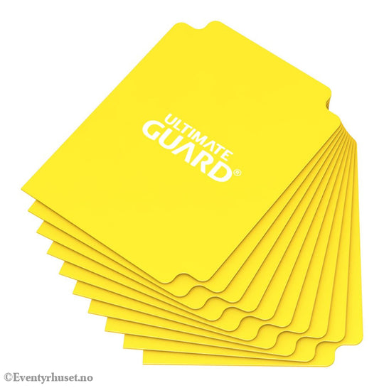 Ultimate Guard Card Dividers Standard Size (10) - Yellow Storage & Protection