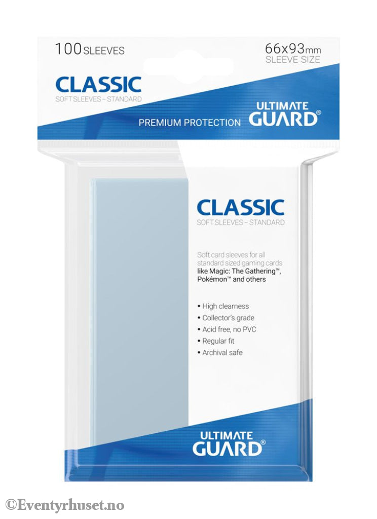Ultimate Guard Classic Sleeves Standard Size (100) Storage & Protection