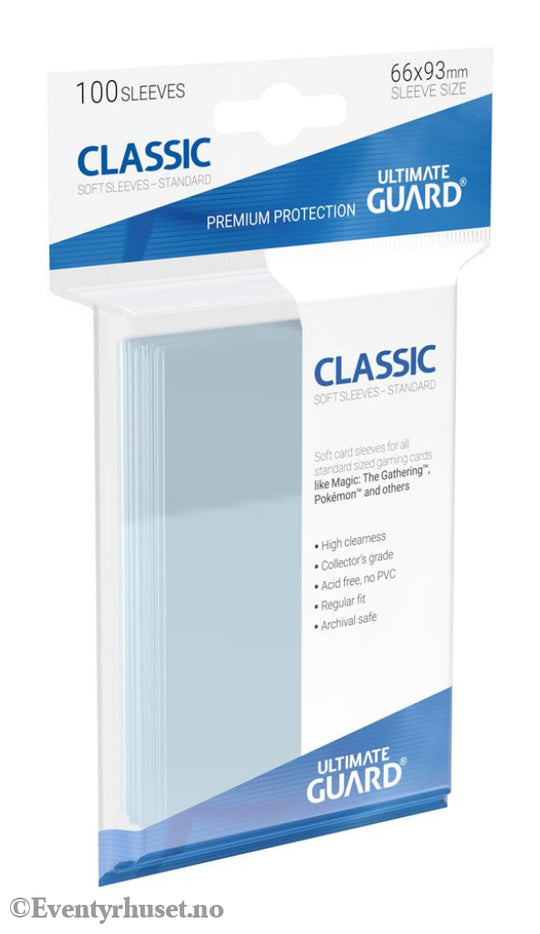 Ultimate Guard Classic Sleeves Standard Size (100) Storage & Protection
