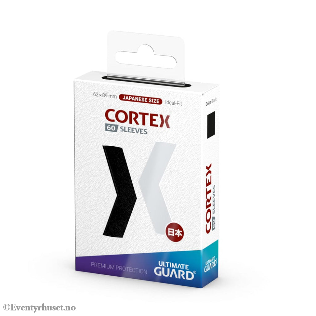 Ultimate Guard Cortex Sleeves Japanese Size (60) - Black Storage & Protection