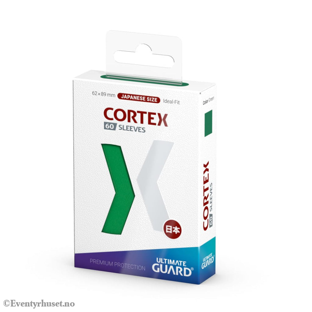 Ultimate Guard Cortex Sleeves Japanese Size (60) - Green Storage & Protection