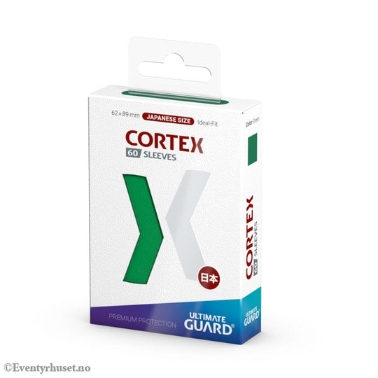 Ultimate Guard Cortex Sleeves Japanese Size (60) - Green Storage & Protection