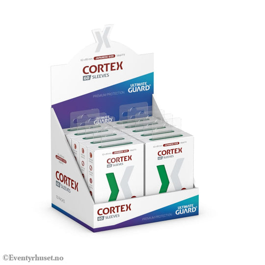 Ultimate Guard Cortex Sleeves Japanese Size (60) - Green Storage & Protection