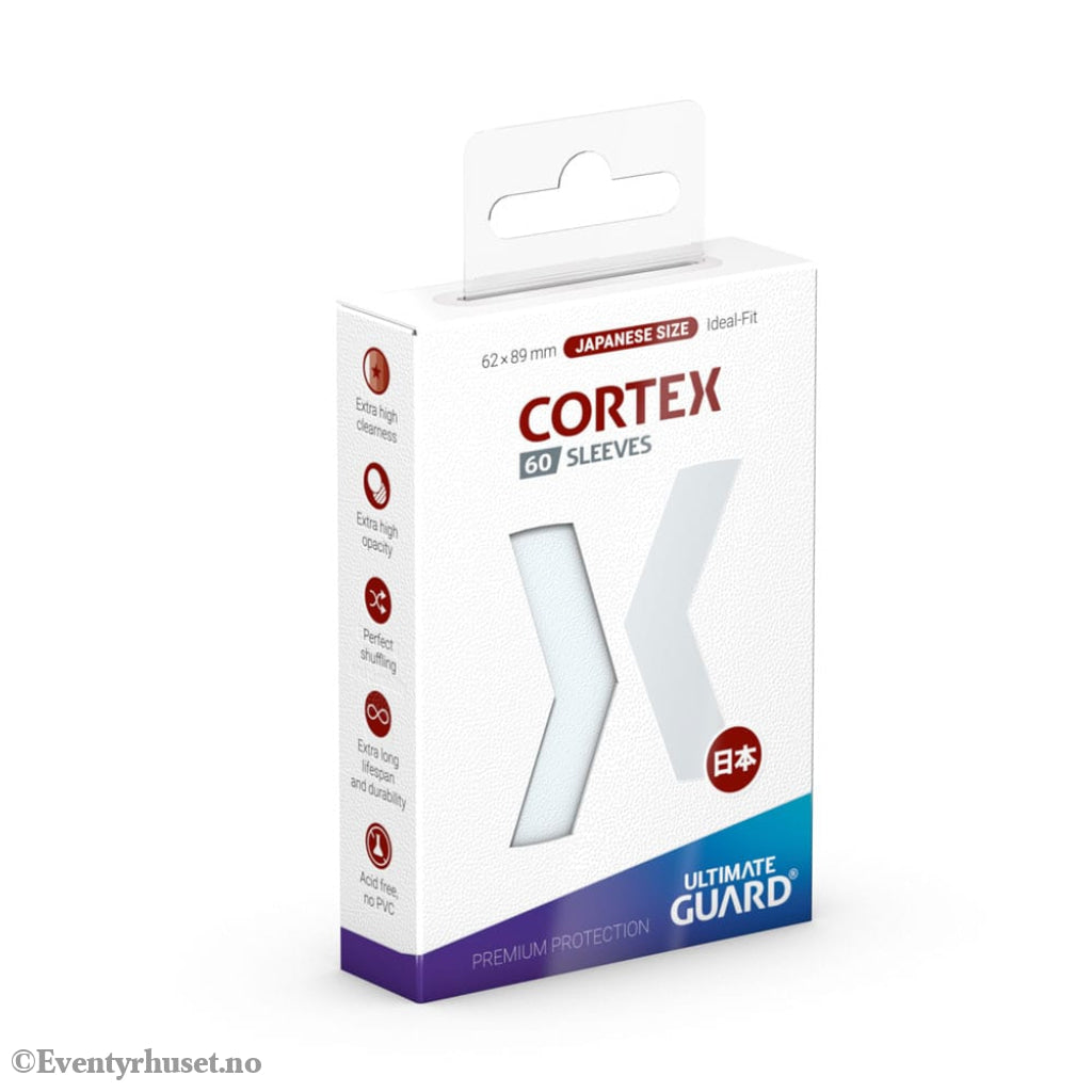 Ultimate Guard Cortex Sleeves Japanese Size (60) - Transparent Storage & Protection