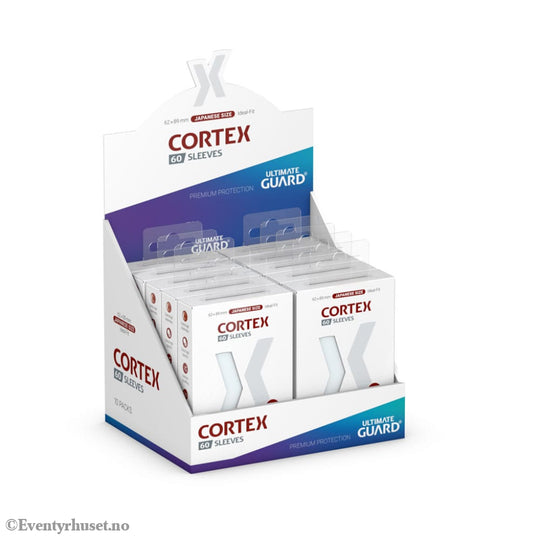 Ultimate Guard Cortex Sleeves Japanese Size (60) - Transparent Storage & Protection