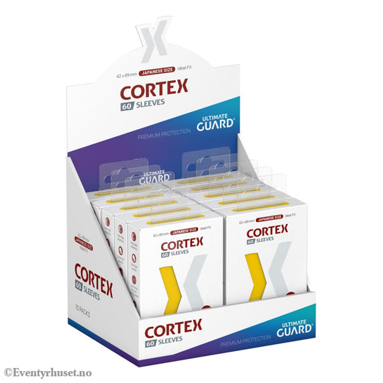 Ultimate Guard Cortex Sleeves Japanese Size (60) - Yellow Storage & Protection